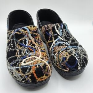 Dansko 40 Confetti Yarn Women's Clog Sz 9.5-10 Shoes, SOME WEAR, Multi-colored
